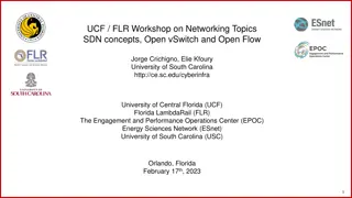 Workshop on Networking Topics: SDN Concepts and Open VSwitch