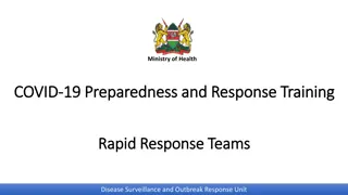 COVID-19 Rapid Response Team Training Overview
