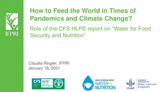 Feeding the World During Pandemics & Climate Change