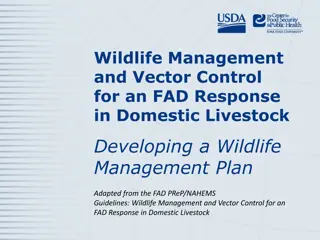 Wildlife Management and Vector Control for FAD Response in Livestock