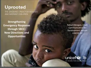 Strengthening Emergency Response through SBCC: New Directions and Opportunities