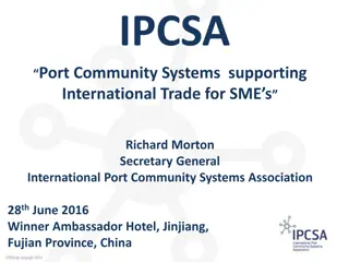 Enhancing International Trade for SMEs