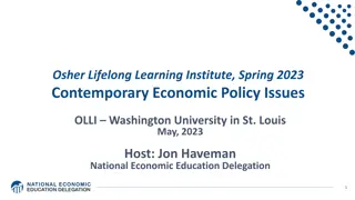 Contemporary Economic Policy Issues at OLLI: Spring 2023