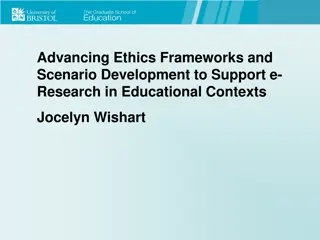 Advancing Ethics Frameworks in Educational e-Research