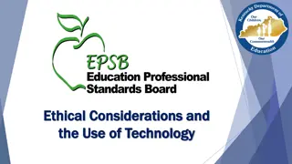 Ethical Considerations in Education & EPSB Standards