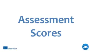 Assessment Scores and Volunteers Needed Information