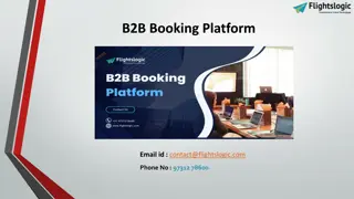 B2B Booking Platforms for Travel Companies
