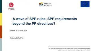 A Wave of SPP Rules: Requirements Beyond PP Directives