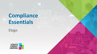 Electronic Signatures in Global Commerce