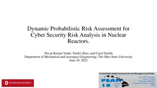 Dynamic Probabilistic Risk Assessment for Cyber Security Risk Analysis