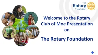 The Rotary Foundation Mission and Areas of Focus