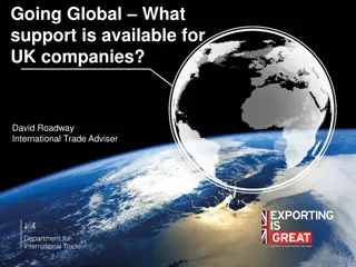 Support for UK Companies Going Global