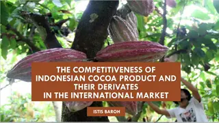 Competitiveness of Indonesian Cocoa Products in Global Market