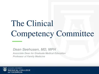 Clinical Competency Committee Essentials