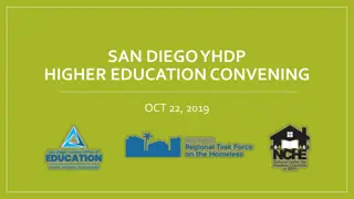 San Diego YHDP Higher Education Convening - Oct 22, 2019