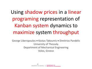 Using Shadow Prices in Linear Programming for Kanban System