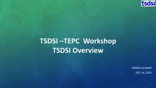 TSDSI Overview and Membership Details