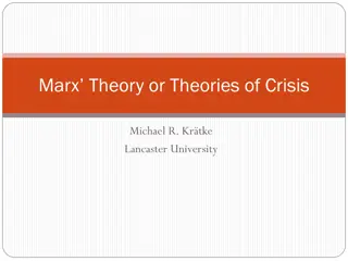 Marx Theory of Crisis: Enigma and Evolution