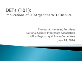 Argentina's Differential Export Tax Scheme