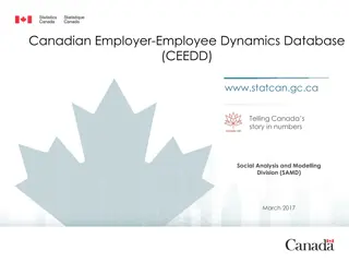 Canadian Employer-Employee Dynamics Database Overview