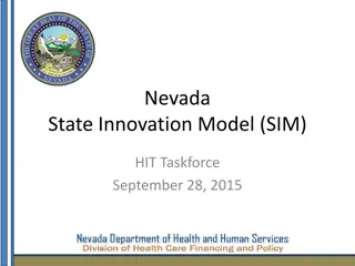 Nevada State Innovation Model HIT Taskforce