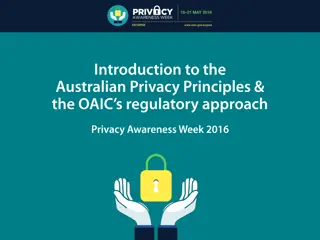 Australian Privacy Commissioner and Regulations