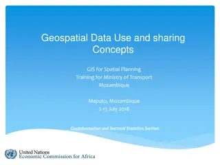 Geospatial Data Use and Sharing Concepts for Spatial Planning Training