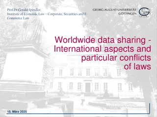 International Aspects of Worldwide Data Sharing
