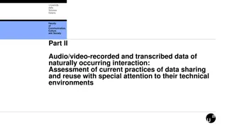 Assessment of Data Sharing and Reuse Practices in Interaction Studies