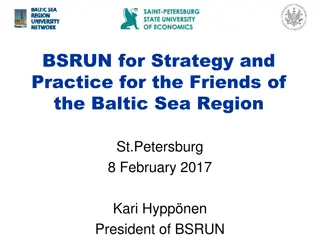 BSRUN for Strategy and Practice in the Baltic Sea Region