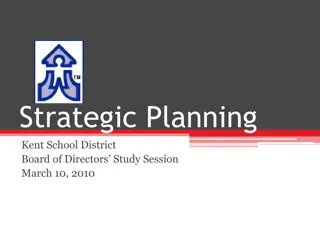 Strategic Planning in Kent School District Board of Directors Study Session