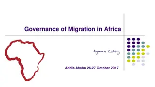Governance of Migration in Africa - Overview and Cooperation
