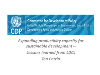 Lessons Learned from LDCs for Economic Growth