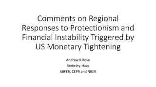 Regional Responses to Protectionism and Financial Instability Triggered by US Monetary Tightening