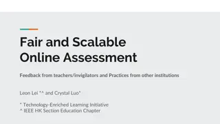 Challenges in Transitioning to Online Assessment