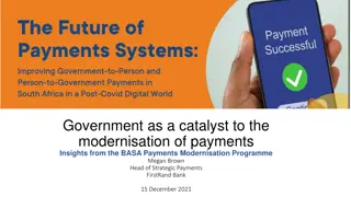 Government as a Catalyst to Modernising Payments