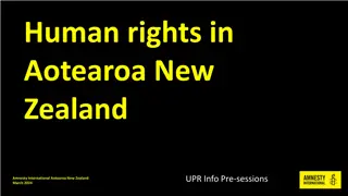Human Rights Situation in Aotearoa New Zealand - Indigenous Rights and Criminal Justice