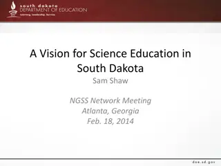 Science Education Vision in South Dakota Profile