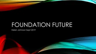 Foundation Future Support and Vision
