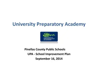 University Preparatory Academy Pinellas County Public Schools School Improvement Plan