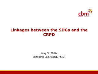 Linkages Between CRPD and SDGs: An Insightful Analysis
