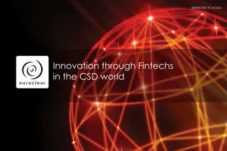 Innovation through Fintechs