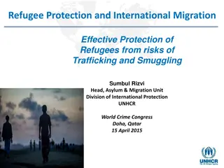 Effective Protection of Refugees from Risks of Trafficking and Smuggling