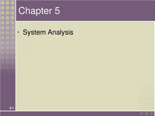 Systems Analysis and Design Overview