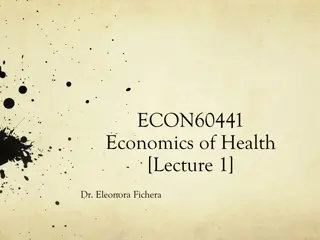 Economics of Health: Course Details and Lectures