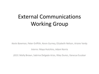 External Communications Working Group Redesigning CMS Website