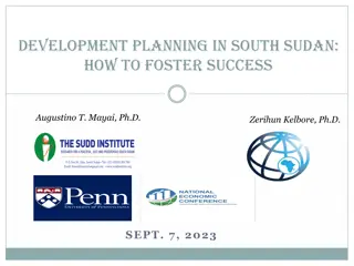 Development Planning in South Sudan: Enhancing Success through Strategic Reforms