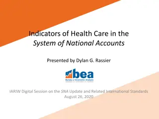 Indicators of Health Care in the System of National Accounts