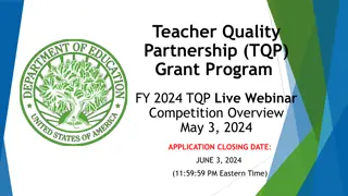 FY 2024 TQP Grant Program Overview