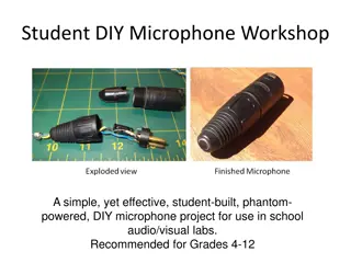 DIY Microphone Workshop for Students